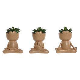 Planta Moderno DKD Home Decor Crema Verde 9.5 x 17 x 13.5 cm (6 Unidades) Precio: 67.3848994313. SKU: B1FYCGP8GL