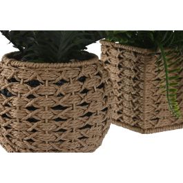 DKD Home Decor Planta Artificial Decoración Natural Verde 33x29x33 cm (6 Unidades) Surtido Aleatorio Fibra y Pe