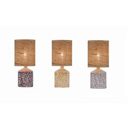 DKD Home Decor Lámpara Sobremesa Colonial de Cerámica y Poliéster E14 LED 13x13x29 cm Pack 6 Unidades Surtidas Precio: 57.88999975. SKU: B1H3RP9F78