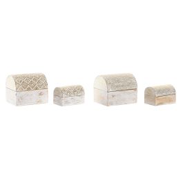 Joyero Arabe DKD Home Decor Dorado Blanco Rozado 7.5 x 8 x 10 cm Set de 2 (6 Unidades) Precio: 43.49999973. SKU: B1C92FJXSV