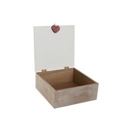 Caja Alpino DKD Home Decor Rojo Gris 20 x 8.5 x 20 cm (6 Unidades)