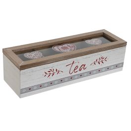 Caja Infusiones Alpino DKD Home Decor Blanco Rojo 9 x 8 x 29 cm (6 Unidades) Precio: 41.50000041. SKU: B1GN37XFGK