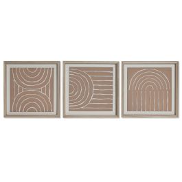 Cuadro Scandi DKD Home Decor Natural Blanco 2.2 x 25 x 25 cm (6 Unidades) Precio: 32.69000009. SKU: B1FZTAJY7F