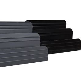 Organizador Loft DKD Home Decor Negro Gris 12 x 14 x 25 cm (6 Unidades)