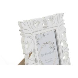 Marco Foto 10X15 Tradicional DKD Home Decor Blanco 2 x 23 x 18 cm (6 Unidades)