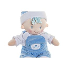 Peluche Baby DKD Home Decor Rosa Azul 15 x 20 x 18 cm (6 Unidades)