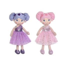 Muñeca Kids DKD Home Decor Lila Rosa 10 x 30 x 20 cm (6 Unidades) Precio: 50.99000016. SKU: B1CL3S3DSR