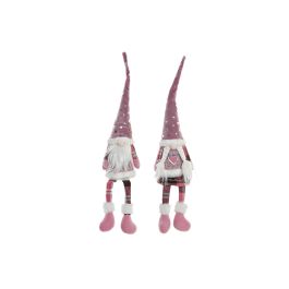 Figura Navidad Fantasia DKD Home Decor Rosa Blanco 10 x 64 x 13 cm (6 Unidades) Precio: 42.592. SKU: B168V592ZT