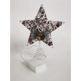Estrella Navidad Alpina DKD Home Decor Natural Blanco 5 x 30 x 25 cm (6 Unidades) Precio: 53.78999945. SKU: B1JEPRAN96