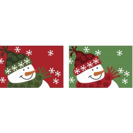 Felpudo Navidad Tradicional DKD Home Decor Rojo Verde 40 x 1.5 x 60 cm (6 Unidades) Precio: 48.89999983. SKU: B1EM6BL76D