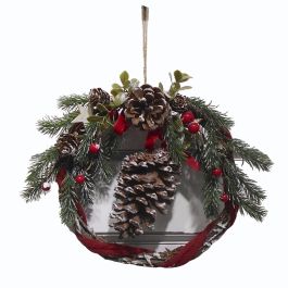 Decoracion Colgante Navidad Alpina DKD Home Decor Marron Rojo 8 x 23 x 30 cm (6 Unidades) Precio: 74.95000029. SKU: B1754QVT4F