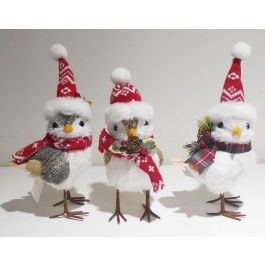Figura Navidad Alpina DKD Home Decor Blanco Rojo 10 x 20 x 13 cm (6 Unidades) Precio: 41.7899999. SKU: B1AY54B26Y