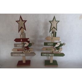 Decoracion Navidad Tradicional DKD Home Decor Rojo Verde 6 x 37 x 18 cm (6 Unidades) Precio: 32.49999984. SKU: B1CW7DMQXQ
