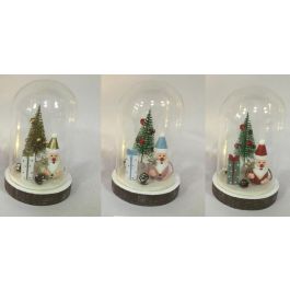 Figura Navidad Fantasia DKD Home Decor Rosa Dorado 9 x 12 x 9 cm (6 Unidades) Precio: 58.88999941. SKU: B19FFP7WJP