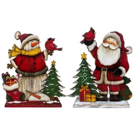 Decoracion Navidad Tradicional DKD Home Decor Multicolor 6 x 32.5 x 30.5 cm (6 Unidades)