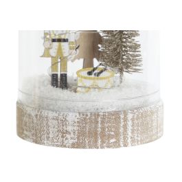 Decoracion Luminosa Navidad Alpina DKD Home Decor Natural 9 x 15 x 9 cm (6 Unidades)