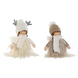 Figura Navidad Alpina DKD Home Decor Crema Beige 8 x 17 x 13 cm (6 Unidades) Precio: 42.89000001. SKU: B1C3KVAH6H