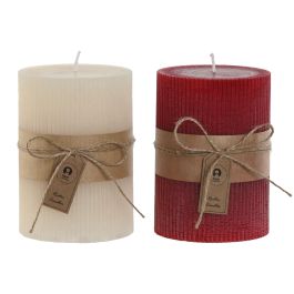 Vela Navidad Tradicional DKD Home Decor Rojo Blanco 10 x 14 x 10 cm (6 Unidades) Precio: 59.8950001331. SKU: B1BYWNP62F