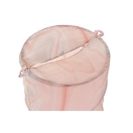 Cesta Ropa Glam DKD Home Decor Rosa 38 x 50 x 38 cm (6 Unidades)