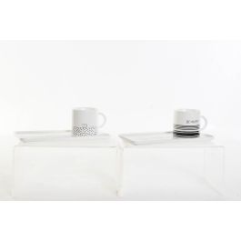 Mug Scandi DKD Home Decor Blanco Negro 11 x 1 x 23 cm Set de 2 (6 Unidades) Precio: 53.0464. SKU: B1JC8F45HZ