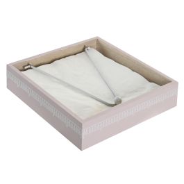 Servilletero Shabby DKD Home Decor Azul Rosa 18 x 4 x 18 cm (6 Unidades)