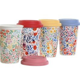 Mug Shabby DKD Home Decor Multicolor 10 x 14 x 10 cm (6 Unidades)