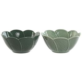 Bol Tropical DKD Home Decor Verde Verde Oscuro 16 x 7.6 x 16 cm (6 Unidades) Precio: 62.3149993103. SKU: B17CMR94D9