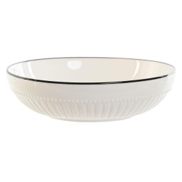 Plato Tradicional DKD Home Decor Blanco Negro 18 x 5 x 18 cm (6 Unidades) Precio: 32.49999984. SKU: B1AFY7A3F2