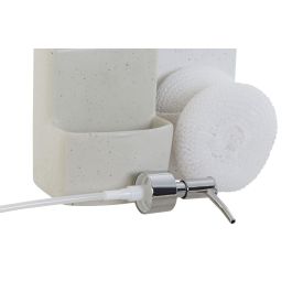 Dosificador Basicos DKD Home Decor Gris Blanco 9.3 x 19 x 10 cm (6 Unidades)