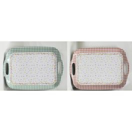 Bandeja Shabby DKD Home Decor Rosa Azul 29 x 2.5 x 41 cm (6 Unidades) Precio: 27.50000033. SKU: B1FF54YLJL