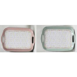 Bandeja Shabby DKD Home Decor Rosa Azul 26 x 2.2 x 36 cm (6 Unidades) Precio: 22.88999955. SKU: B1JVV7S8YP