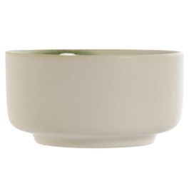 Bol Oriental DKD Home Decor Verde Blanco 12 x 6 x 12 cm (6 Unidades)