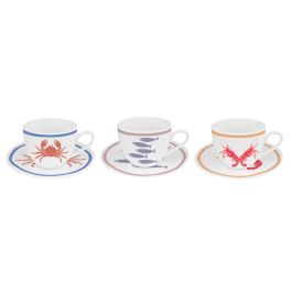 Taza Set Plato Mediterraneo DKD Home Decor Multicolor 6 x 5 x 8.5 cm (6 Unidades) Precio: 22.8569. SKU: B13JEXAA38