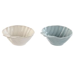 Bol Mediterraneo DKD Home Decor Blanco Azul Celeste 12 x 5 x 12 cm (6 Unidades) Precio: 27.50000033. SKU: B183JNZVJF