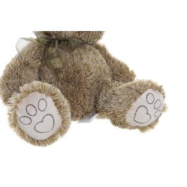 Peluche Baby DKD Home Decor Beige Marron 26 x 30 x 28 cm (6 Unidades)