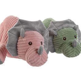 Peluche Kids DKD Home Decor Verde Rosa 30 x 15 x 50 cm (6 Unidades)