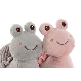 Peluche Kids DKD Home Decor Gris Rosa 10 x 18 x 18 cm (6 Unidades)