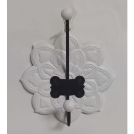 Perchero Pared Arabe DKD Home Decor Blanco Negro 8 x 22 x 19 cm (6 Unidades) Precio: 20.50000029. SKU: B19M2FJVKA