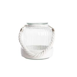Portavela Basicos DKD Home Decor Blanco Transparente 18 x 21 x 18 cm (6 Unidades) Precio: 50.99000016. SKU: B1E7ZQXTS9