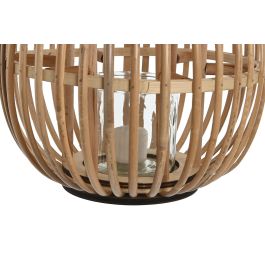 Portavela Balines DKD Home Decor Natural 28 x 27 x 28 cm (6 Unidades)