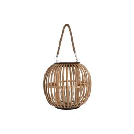 Portavela Balines DKD Home Decor Natural 28 x 27 x 28 cm (6 Unidades)