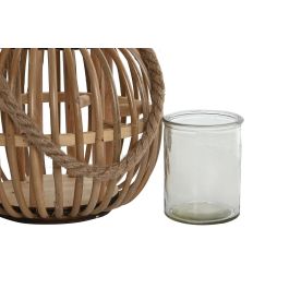 Portavela Balines DKD Home Decor Natural 22 x 19 x 22 cm (6 Unidades)