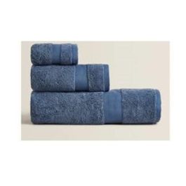 Toalla Basicos DKD Home Decor Azul Marino 100 x 1 x 50 cm (6 Unidades) Precio: 37.50000056. SKU: B1DXC6THJR