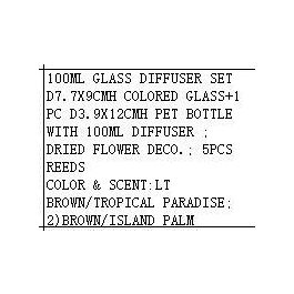 Ambientador Mikado Shabby DKD Home Decor Negro Marron 8 x 24 x 8 cm (6 Unidades)