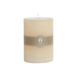 Vela Basicos DKD Home Decor Crema 10 x 14 x 10 cm (6 Unidades)