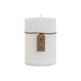 Vela Basicos DKD Home Decor Blanco 10 x 14 x 10 cm (6 Unidades)