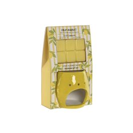 Quemador Mediterraneo DKD Home Decor Amarillo 9 x 9 x 9 cm Set de 7 (6 Unidades)