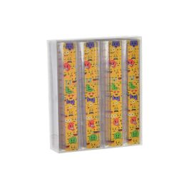 Regla Kids DKD Home Decor Amarillo 3 x 15 cm (72 Unidades)