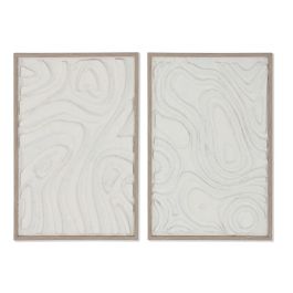 Cuadro Urban DKD Home Decor Blanco Natural 2 x 60 x 40 cm (8 Unidades) Precio: 213.5650005929. SKU: B1J98G86LC