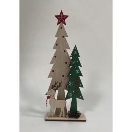 Figura Navidad Tradicional DKD Home Decor Verde Natural 5 x 32 x 12 cm (8 Unidades) Precio: 43.68999998. SKU: B13TDG9V5J